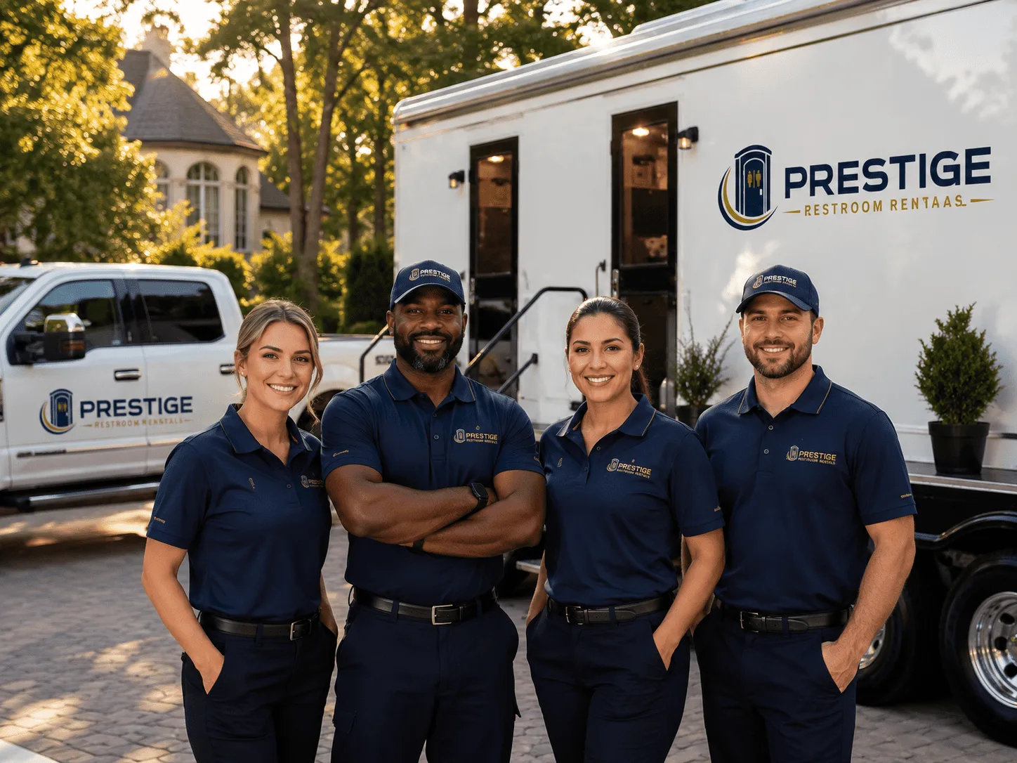 Trusted Luxury Portable Restrooms company in Six Lakes, MI